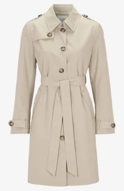 Online Enkelknäppt trenchcoat Jackor & Kappor|Plus Size
