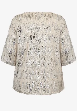 Sale Festlig trikåtopp med paljetter Toppar & T-Shirts|Festkläder