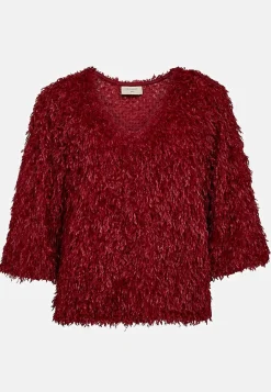 Clearance Festtopp med fjäderliknande material Toppar & T-Shirts|Festkläder