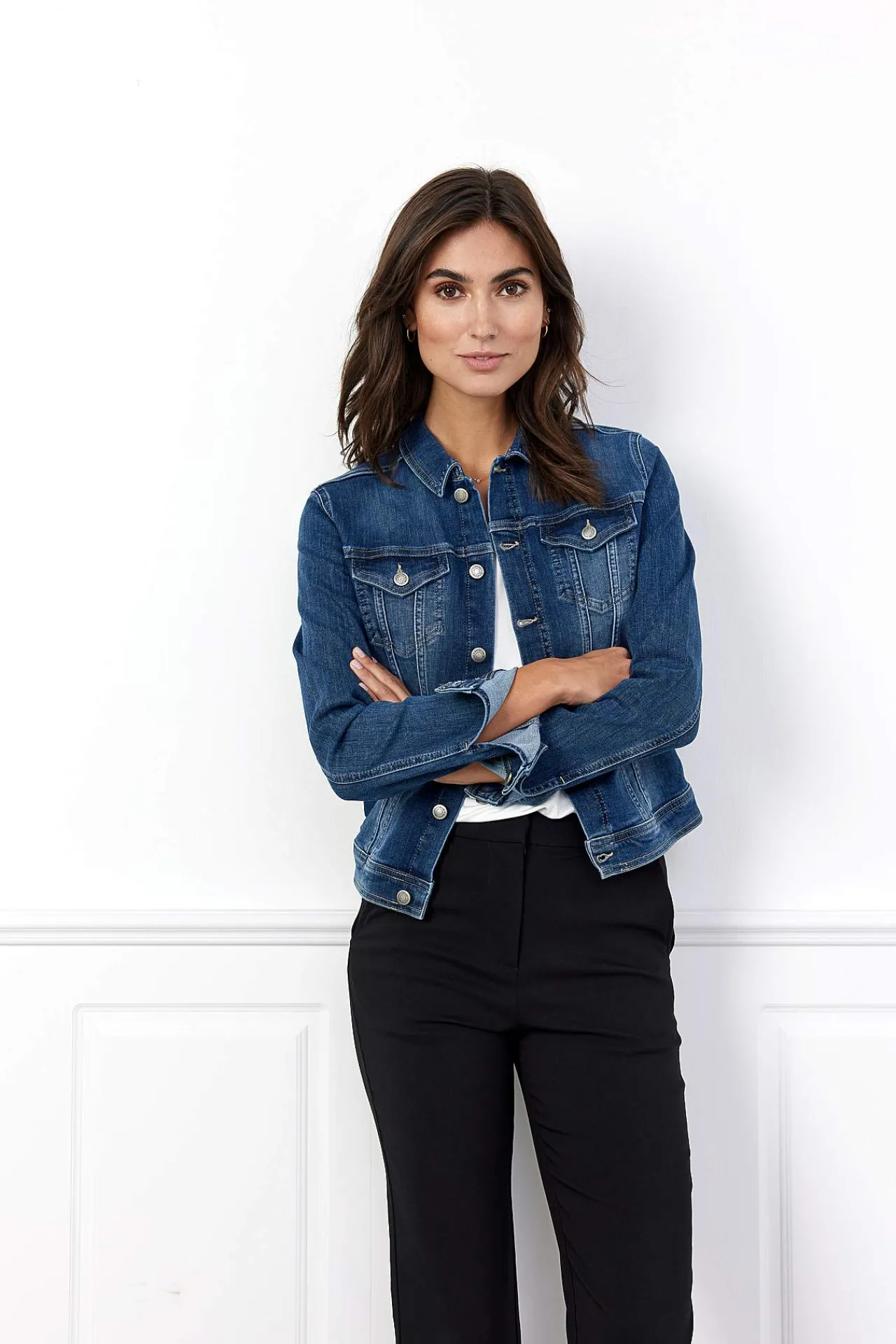 Figursydd jeansjacka Jackor & Kappor|Jeansplagg