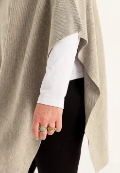 Best Finstickad poncho Tröjor & Cardigans|Stickat