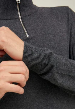 Finstickad tröja med dragkedja Tröjor & Hoodies