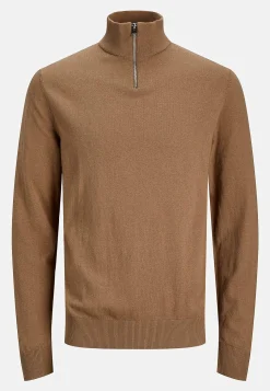 Online Finstickad tröja med dragkedja Tröjor & Hoodies