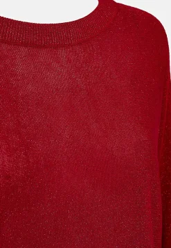 Outlet Finstickad tröja med glittertrådar Tröjor & Cardigans|Stickat