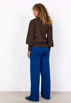 Discount Finstickad tröja med halvpolo Tröjor & Cardigans|Stickat