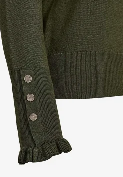 Discount Finstickad tröja med knappar Tröjor & Cardigans|Stickat
