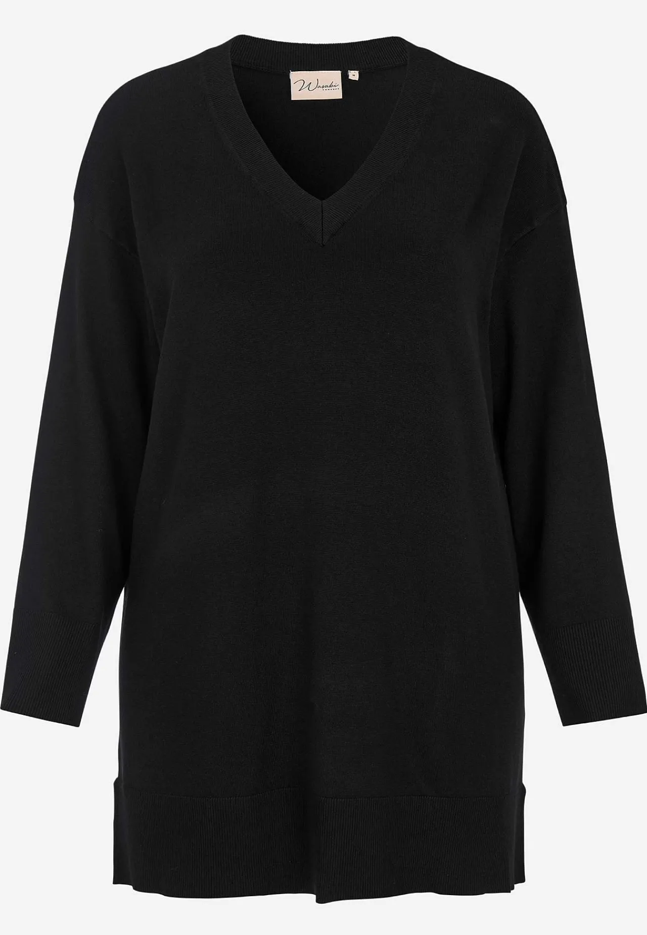 Best Finstickad tröja med v-ringning Tröjor & Cardigans|Stickat