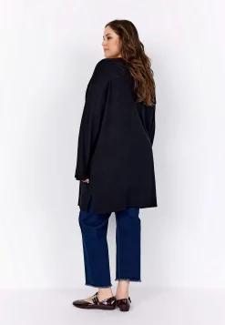 Best Finstickad tröja med v-ringning Tröjor & Cardigans|Stickat
