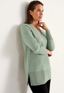Best Finstickad tunika Tröjor & Cardigans|Stickat