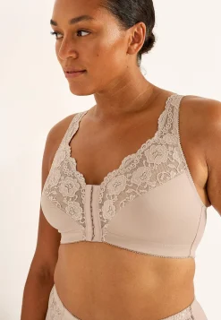Sale Framknäppt mjuk-bh Basplagg|Plus Size