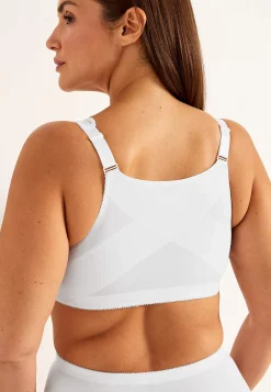 New Framknäppt mjuk-bh Basplagg|Plus Size