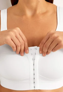 Online Framknäppt sport-bh med stöd Doris Basplagg|Plus Size