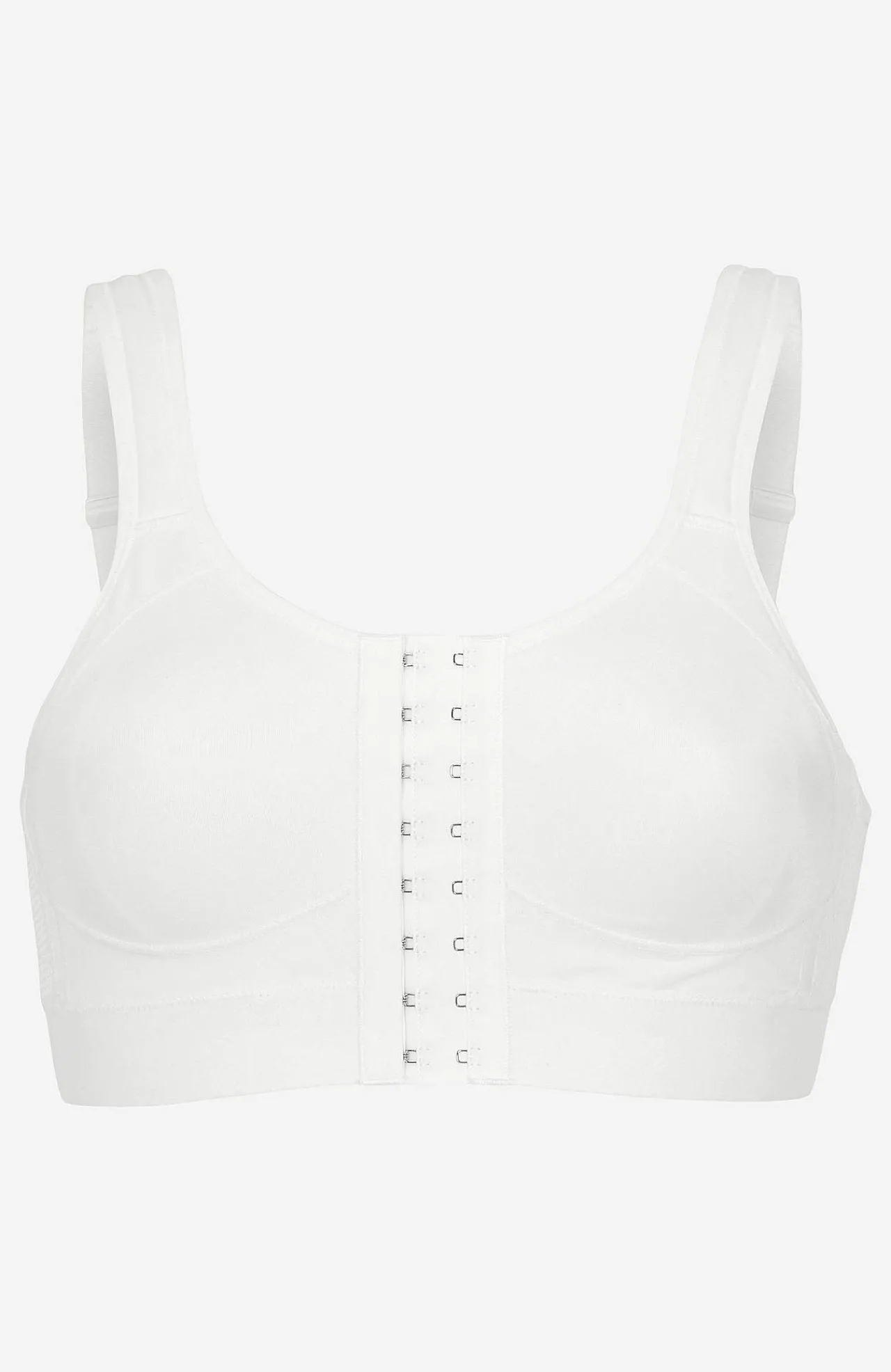 Online Framknäppt sport-bh med stöd Doris Basplagg|Plus Size