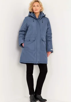 Funktionsjacka med fastsydd huva Jackor & Kappor|Plus Size