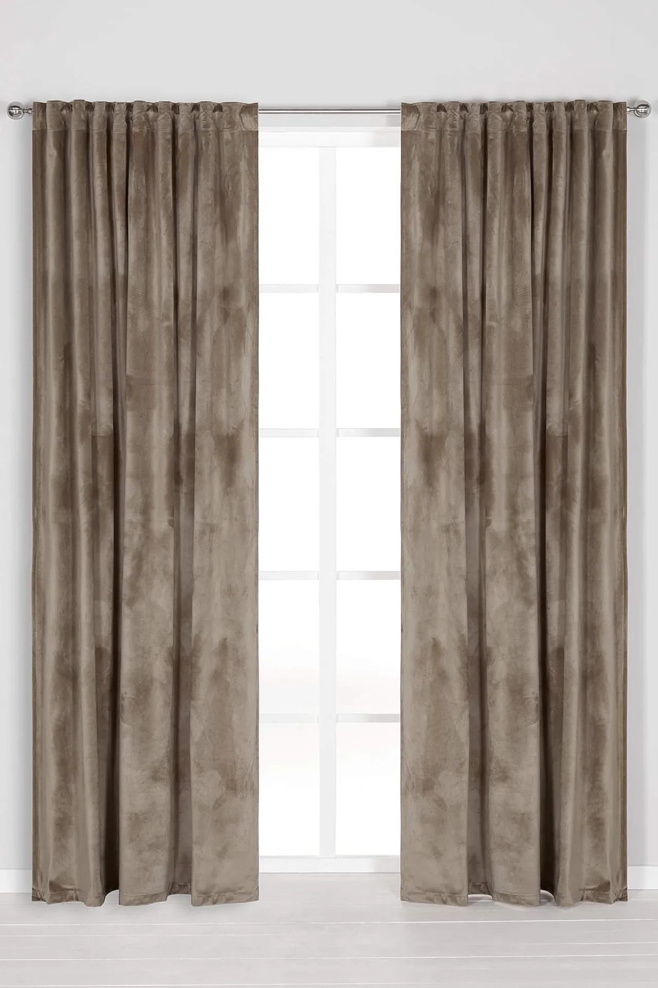 Sale Gardinlängd sammet 2-pack Gardiner|Flerpack