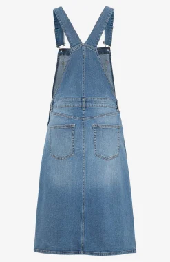 Discount Hängselklänning i denim Klänningar & Kjolar|Jeansplagg