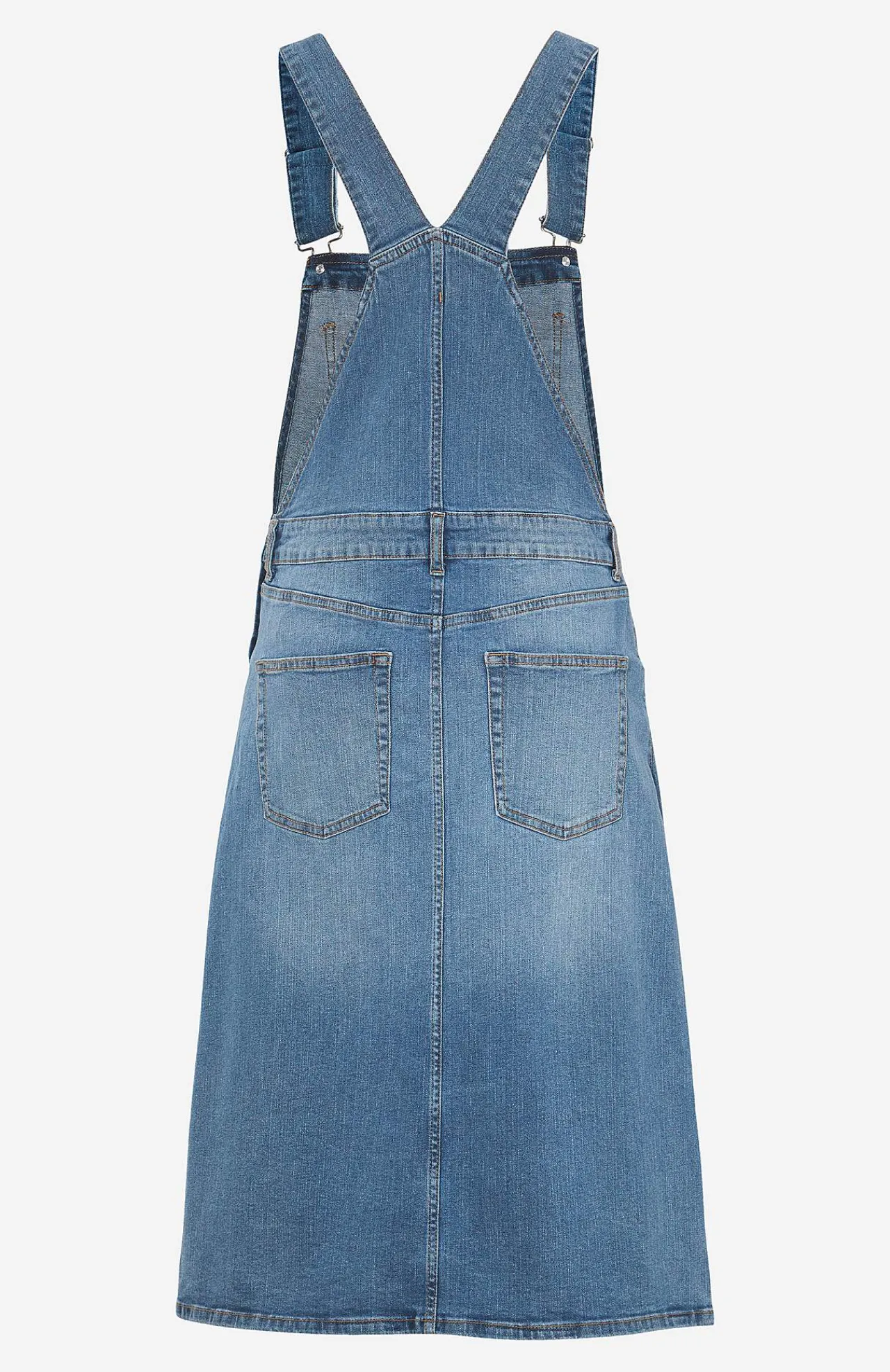 Discount Hängselklänning i denim Klänningar & Kjolar|Jeansplagg