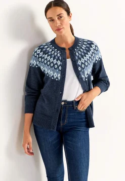 Best Jacquardmönstrad cardigan Tröjor & Cardigans|Stickat