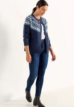 Best Jacquardmönstrad cardigan Tröjor & Cardigans|Stickat