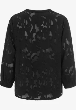 Sale Jacquardvävd, skir blus Skjortor & Blusar|Festkläder