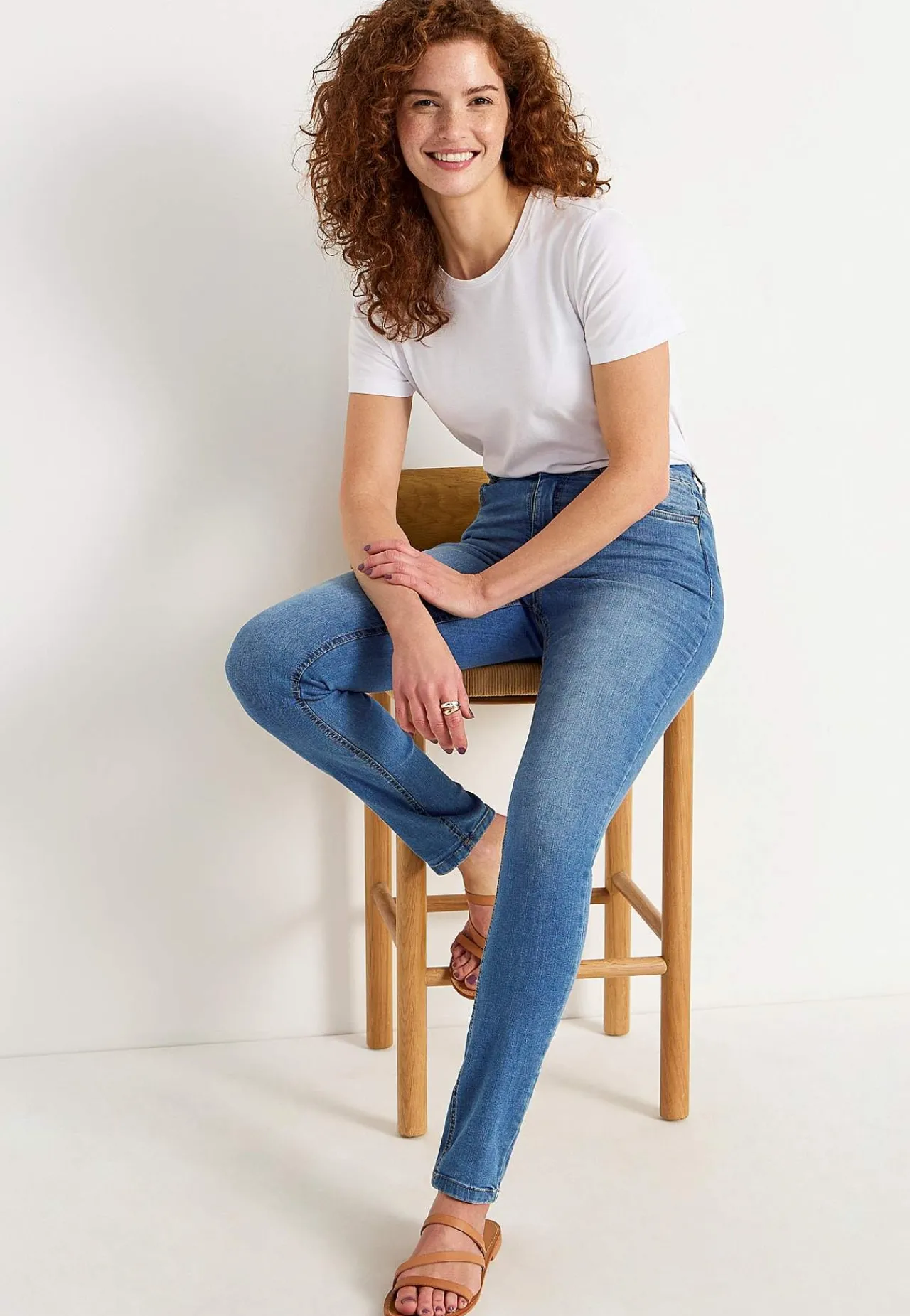 Clearance Jeans i superstretchig denim Ella Byxor|Jeans