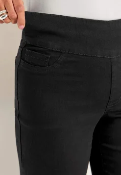 Clearance Jeans med hög resårmidja Elisa Byxor|Jeans