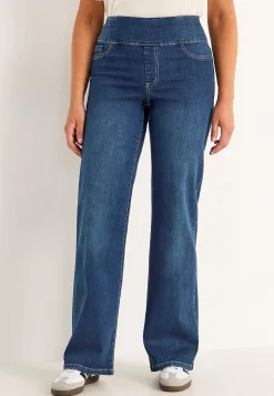 New Jeans med hög resårmidja Elisa Byxor|Jeans