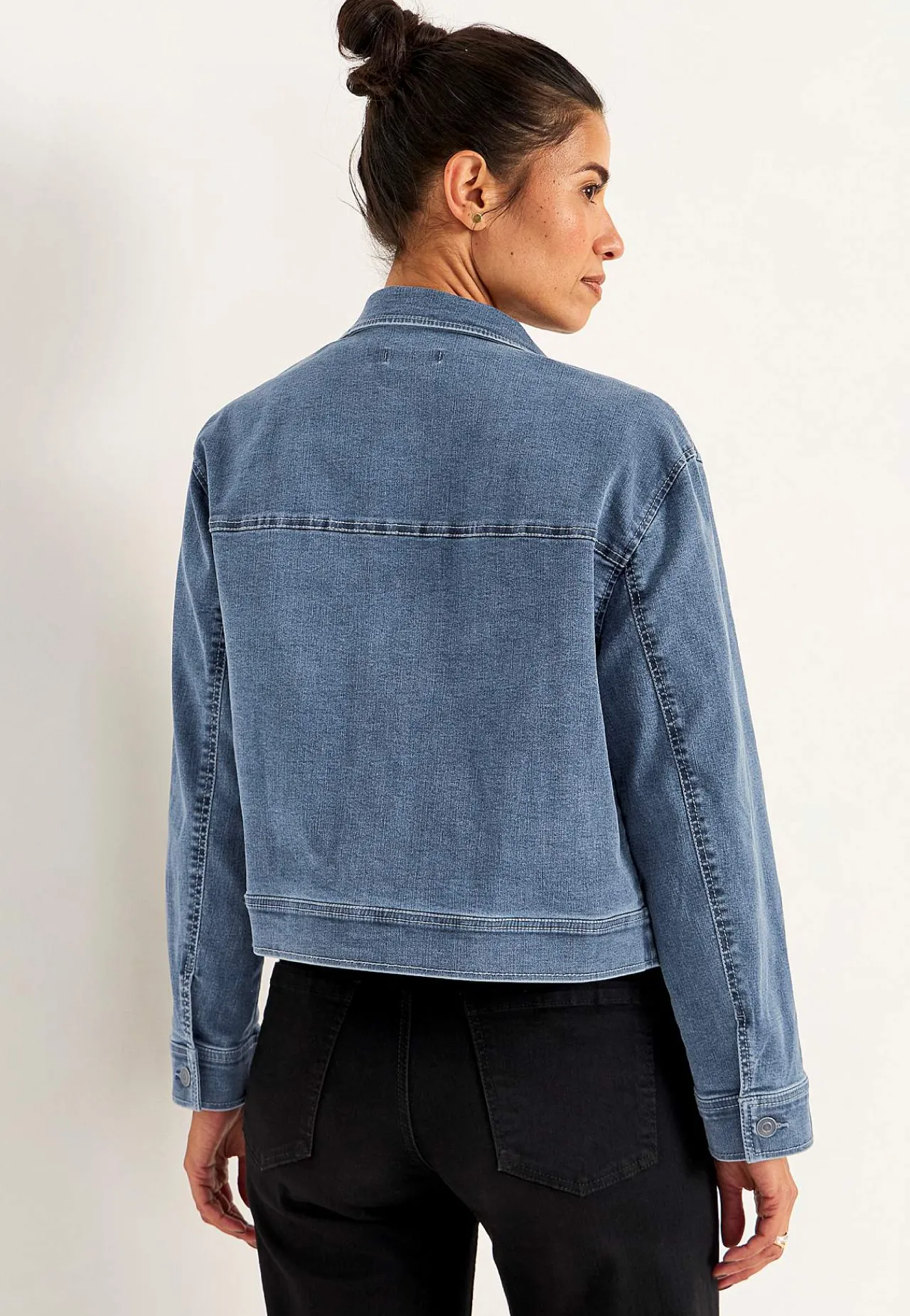 Outlet Jeansjacka med stretch Jackor & Kappor|Jeansplagg