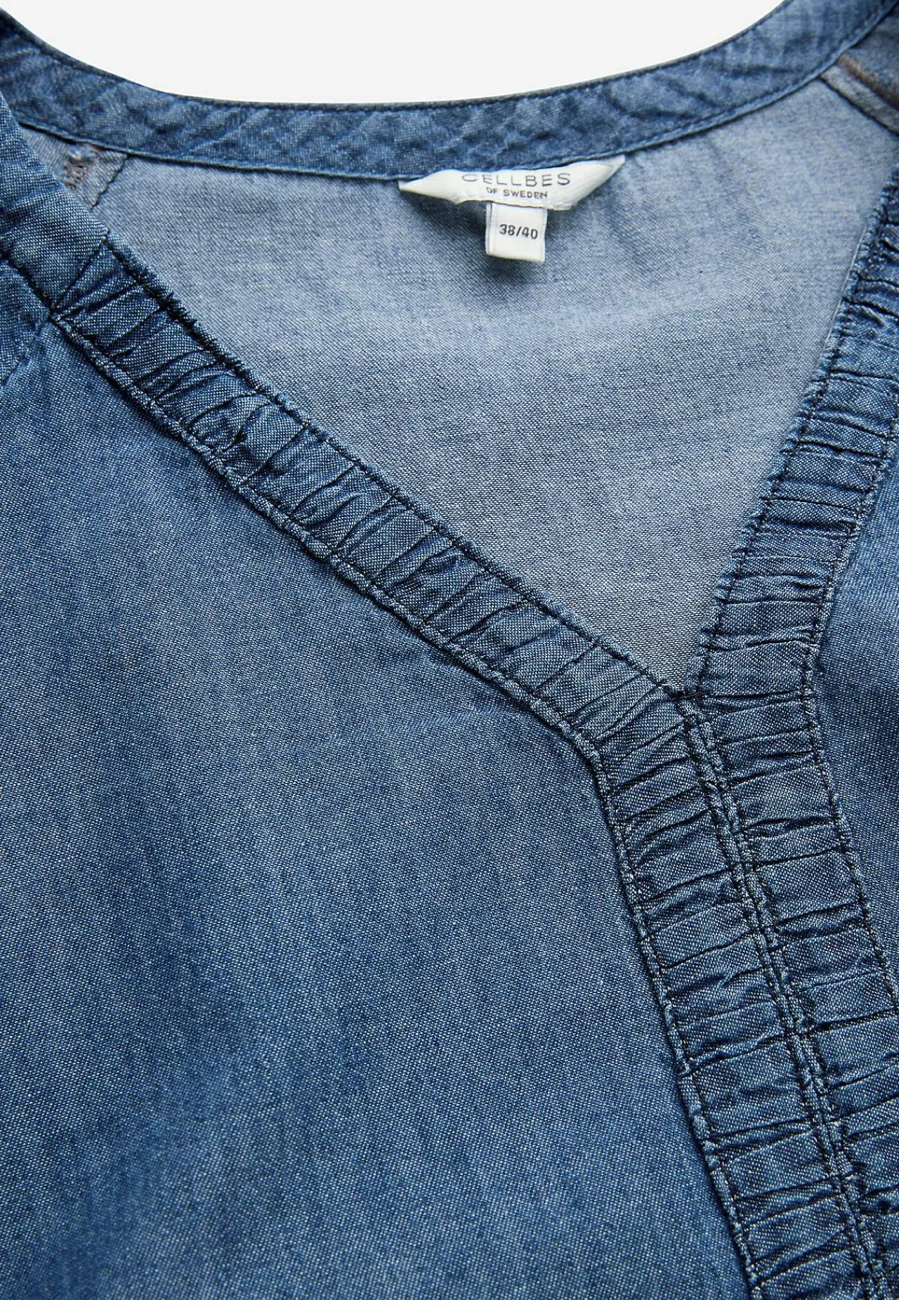 Clearance Jeansklänning med puffärmar Klänningar & Kjolar|Jeansplagg