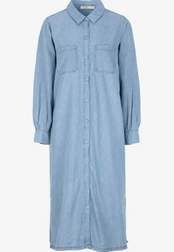Clearance Jeansklänning med sidofickor Klänningar & Kjolar|Jeansplagg