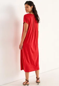 Clearance Kaftanklänning i trikå Klänningar & Kjolar|Plus Size