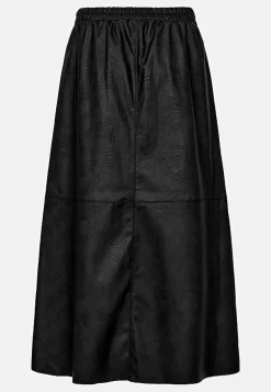 Clearance Kjol i PU med fickor Klänningar & Kjolar|Festkläder