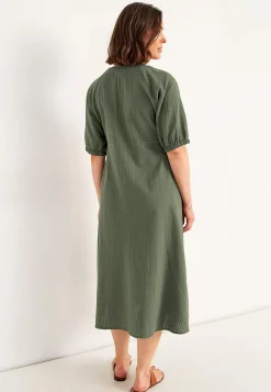 Clearance Klänning i bäckebölja Klänningar & Kjolar|Plus Size