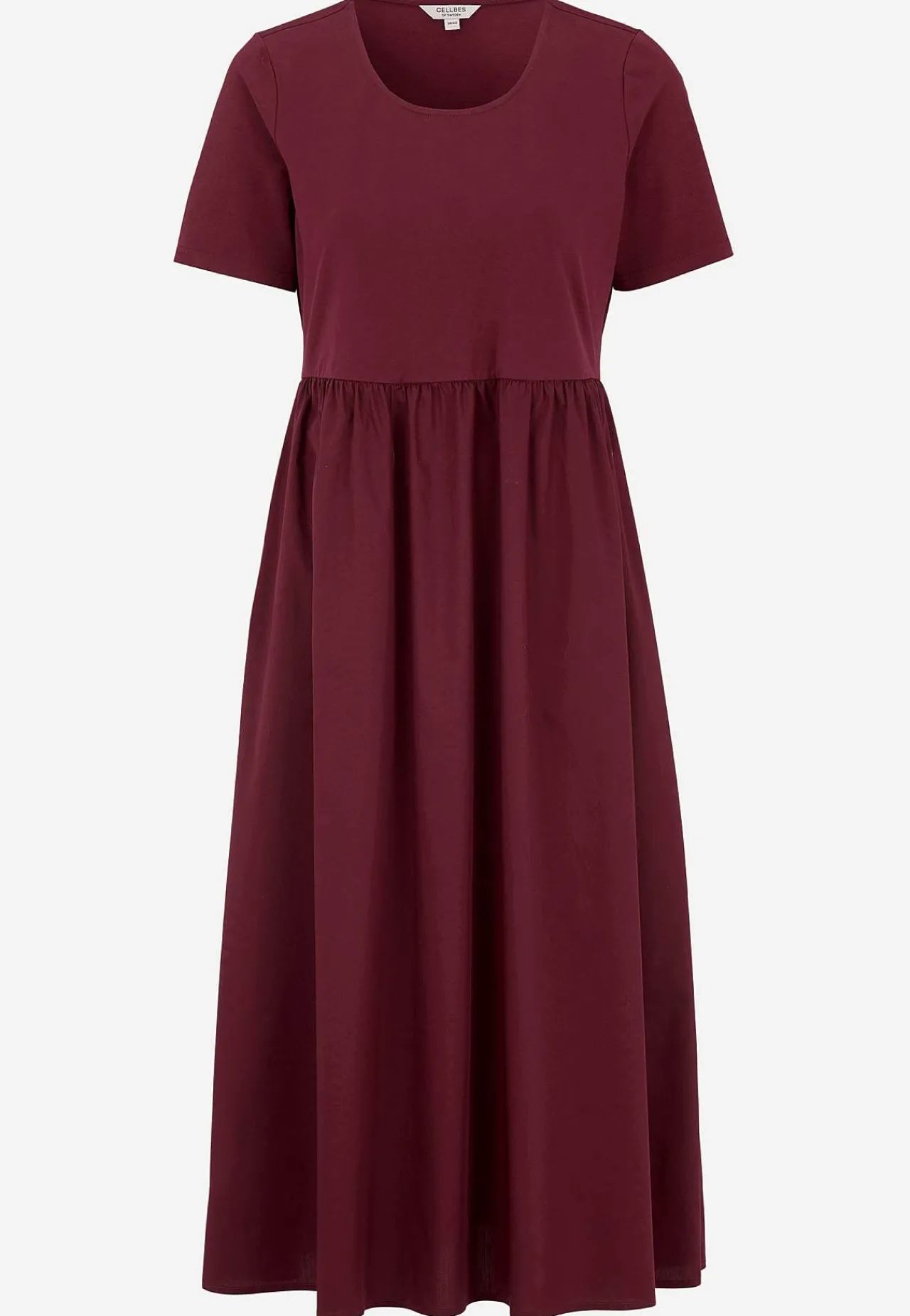 Discount Klänning i poplin och trikå Klänningar & Kjolar|Plus Size