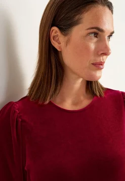 New Klänning i velour med volang Klänningar & Kjolar|Festkläder