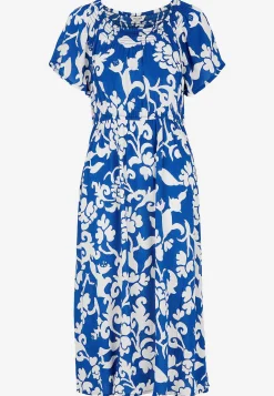 Outlet Klänning i viskoscrêpe Klänningar & Kjolar|Plus Size