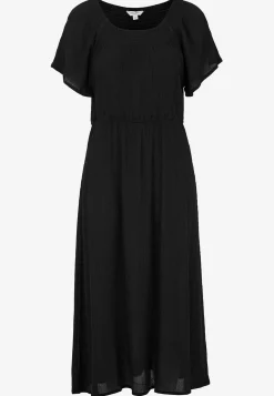 Klänning i viskoscrêpe Klänningar & Kjolar|Plus Size