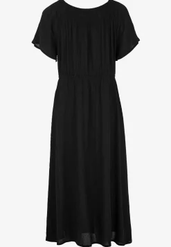 Klänning i viskoscrêpe Klänningar & Kjolar|Plus Size