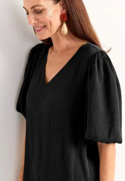 Hot Klänning med puffärm Klänningar & Kjolar|Plus Size