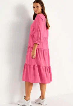 Clearance Klänning med volanger Klänningar & Kjolar|Plus Size