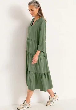 Discount Klänning med volanger Klänningar & Kjolar|Plus Size