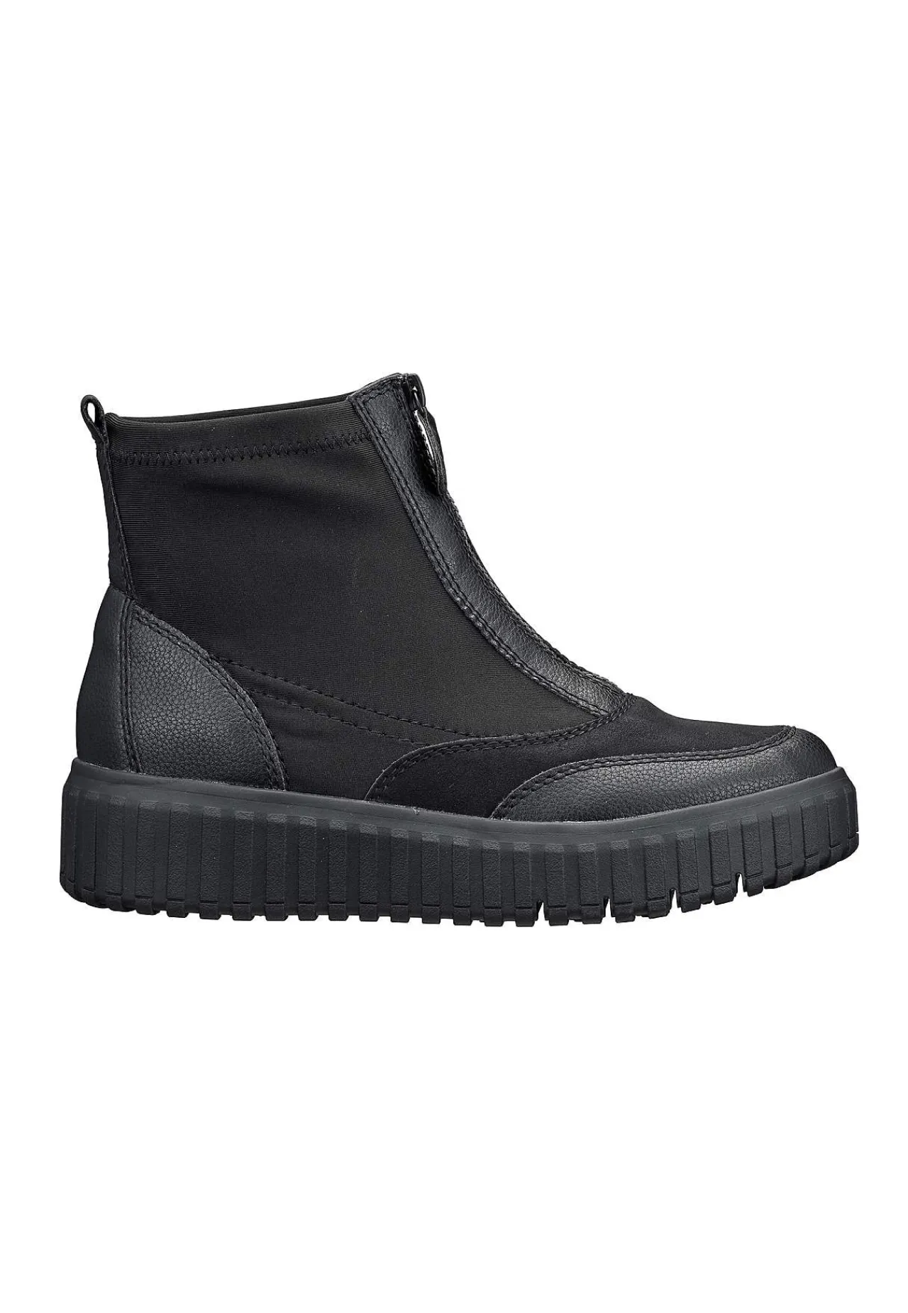 Outlet Känga med dragkedja på fotens ovansida Kängor & Boots|Bred Läst
