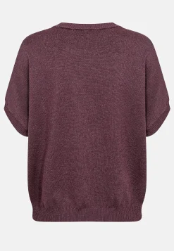Sale Kortärmad finstickad tröja Tröjor & Cardigans|Stickat