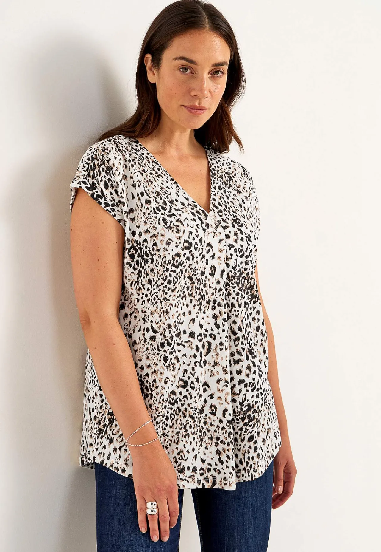Discount Kortärmad trikåtunika Toppar & T-Shirts|Tunikor
