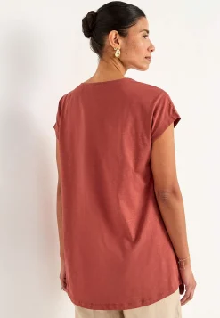 Hot Kortärmad trikåtunika Tunikor|Plus Size