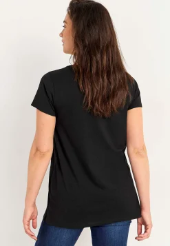 Outlet Kortärmad trikåtunika Tunikor|Plus Size
