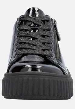 Lackad sneaker i skinn Sneakers|Skinnskor