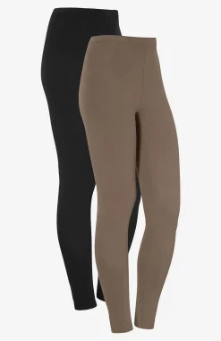 Hot Leggings i bomull Fia 2-pack Leggings|Basplagg