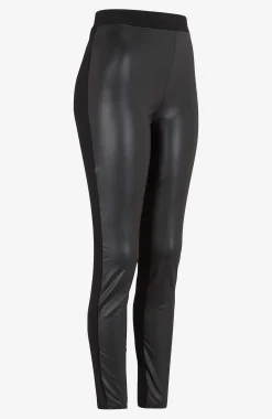 Outlet Leggings med coatad framsida Leggings|Byxor