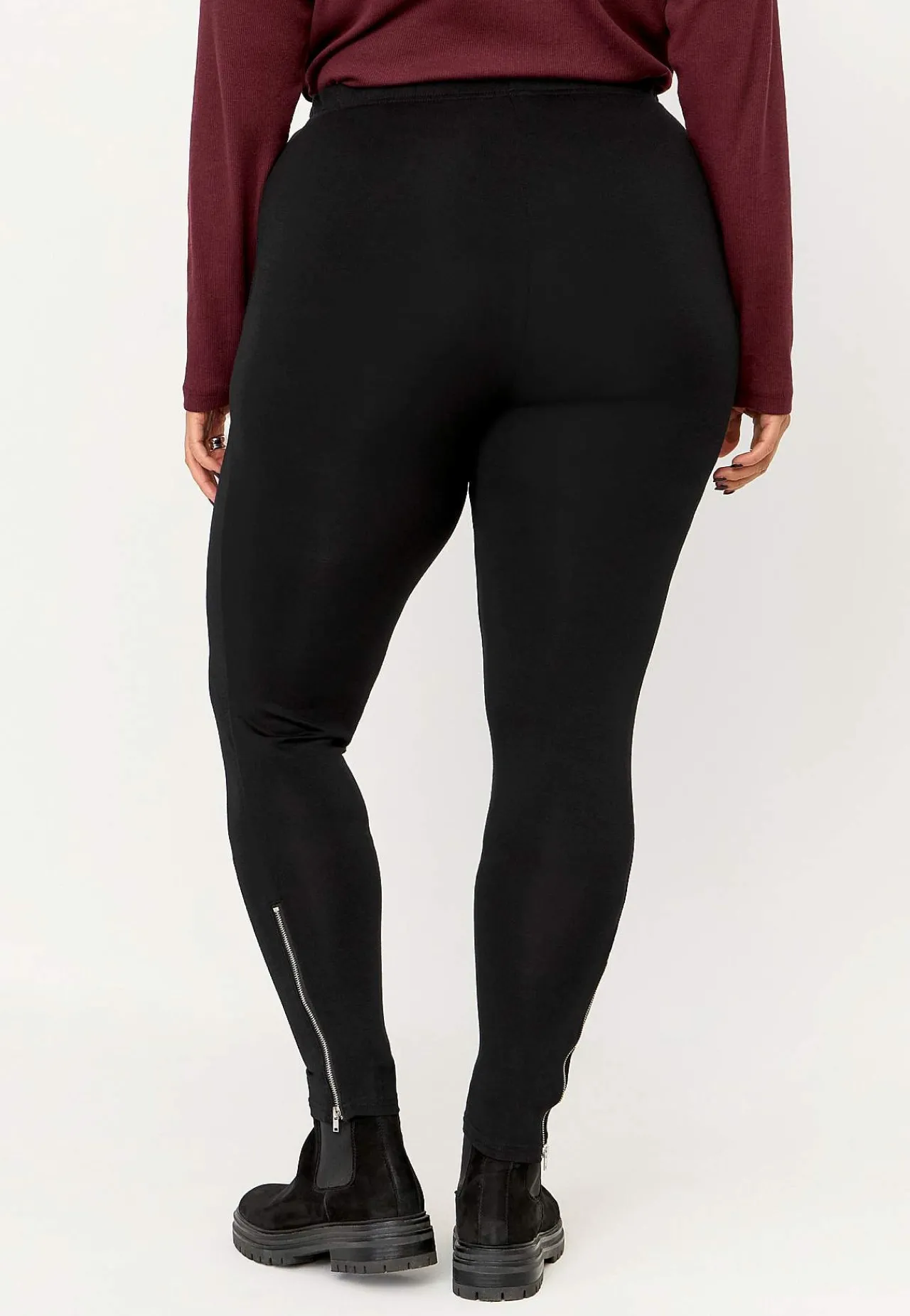 Online Leggings med dragkedjor Leggings|Basplagg